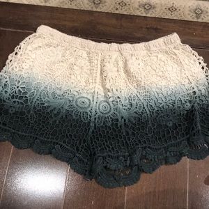 crochet shorts